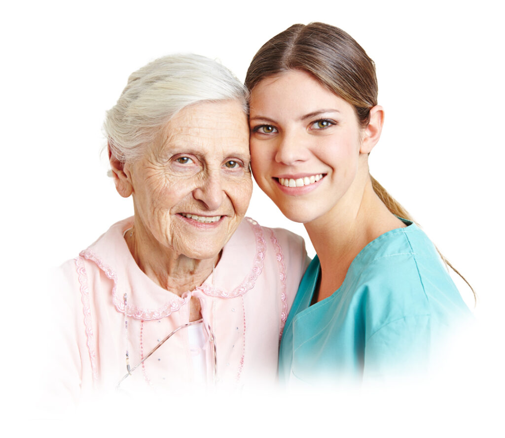 Roses Homecare Ltd stock nurse and patient image